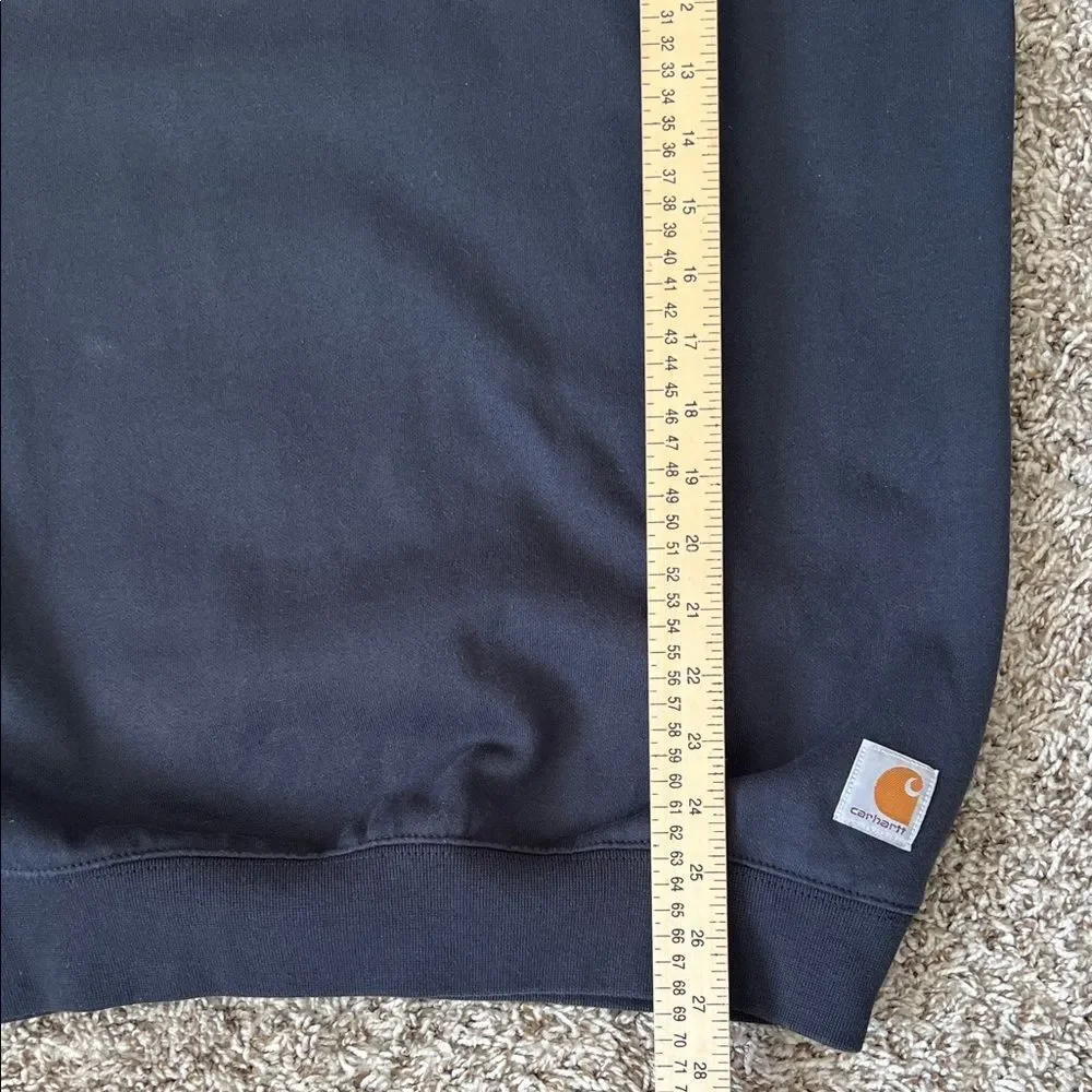 NWOT Carhartt Men's Marquette Crewneck Sweatshirt New Navy in Size S